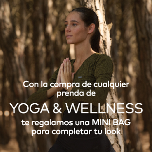  CON TU COMPRA DE CUALQUIER PRENDA YOGA & WELLNESS te regalamos una MINI BAG.